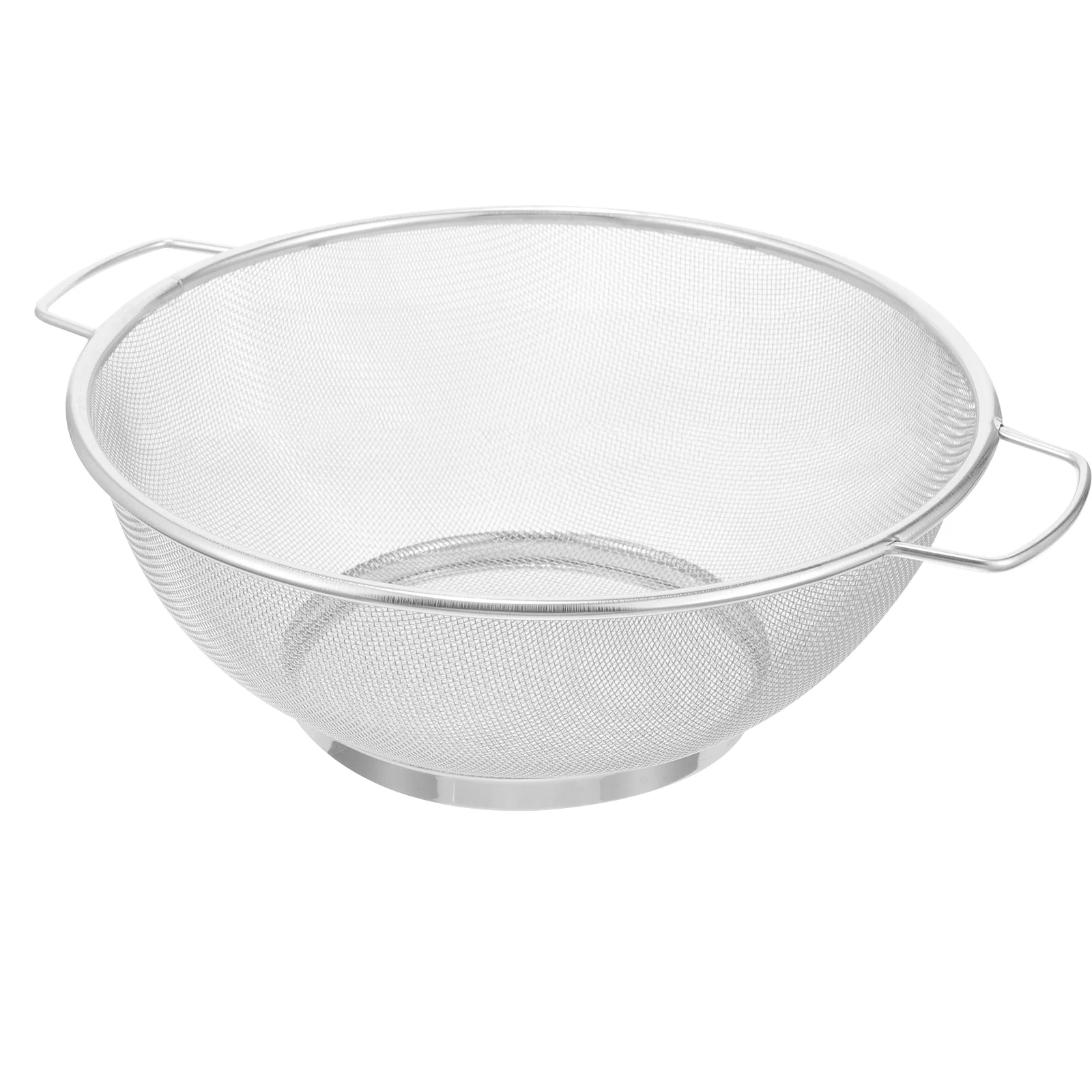 

Strainer Basket Drainer Rice Washing Bowl Stainless Steel Fine Mesh Strainer Fruits Vegetable Drain Basket