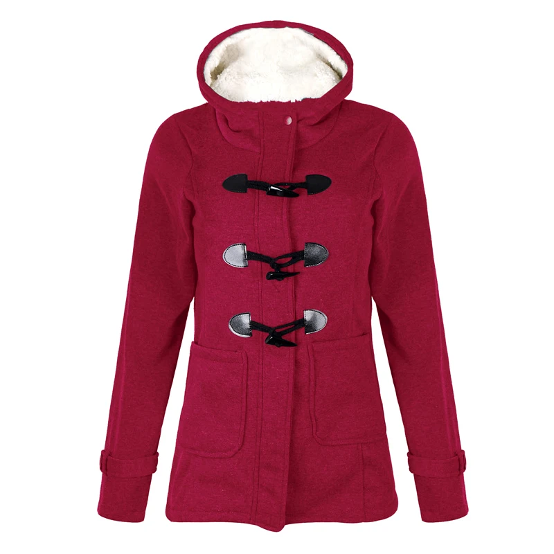 2022 Women Outwear Winter Warm Hooded Coat Windproof Long Sleeve Thicken Parka Women Winter Outwear Casacos De Inverno Feminino