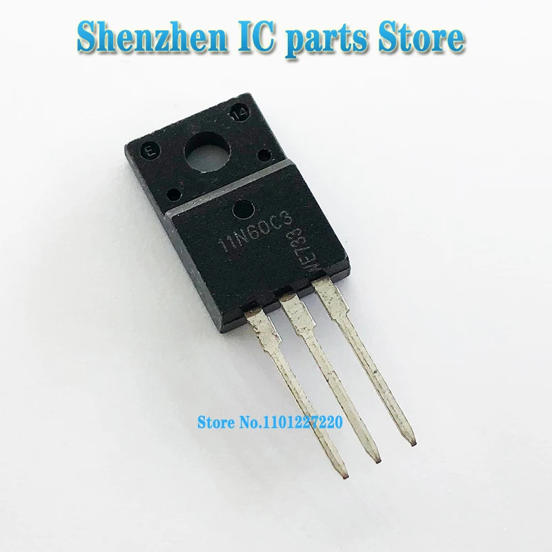 5 шт./лот 11N60ES FCPF11N60 11N60 SPA11N60C3 TO-220F в наличии
