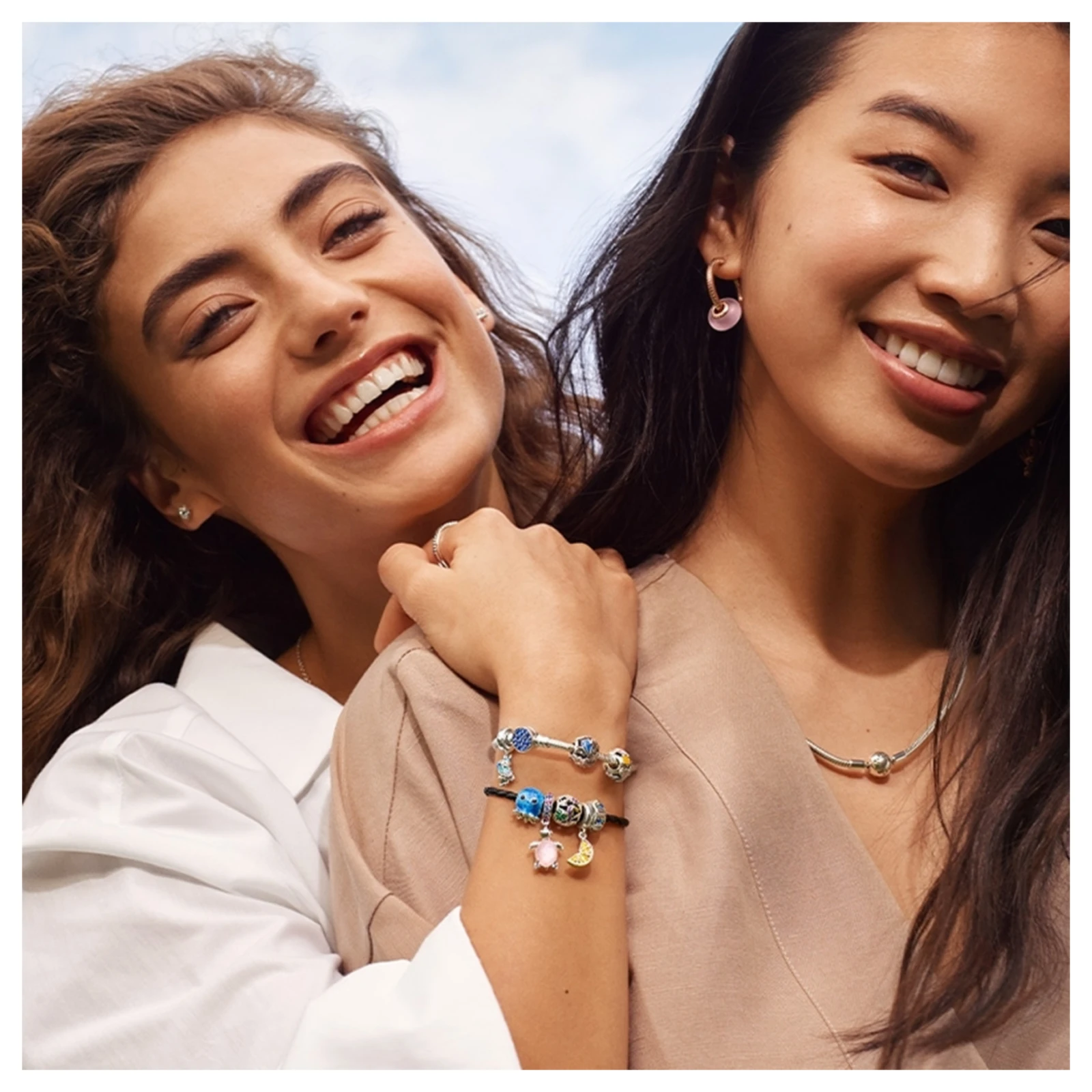 Женский браслет Хамелеон из муранского стекла серебра 925 пробы | Украшения и