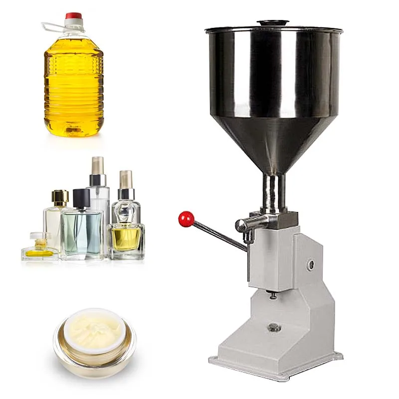 

Manual Quantitative Cream Liquid Filling Machine 5~50ml Cream Shampoo Cosmetic Liquid Cream Oil Filling