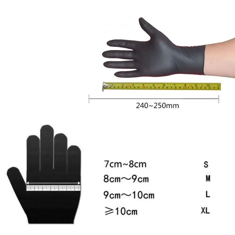 

Waterproof Cleaning Gloves Comfortable Rubber Disposable Mechanic Laboratory Safe Work Nitrile Gloves Safety Work Gloves