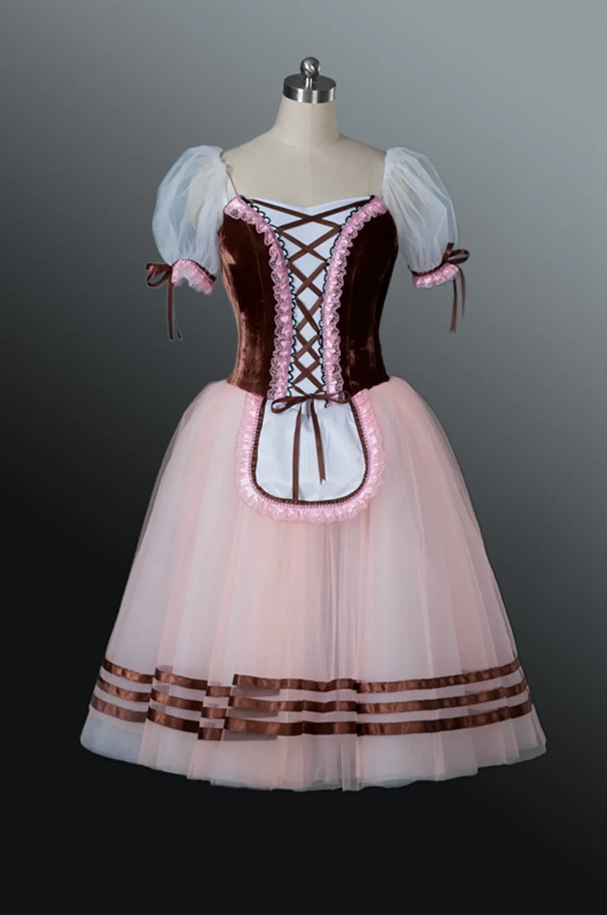 Женское платье-пачка для танцев балерины красного цвета