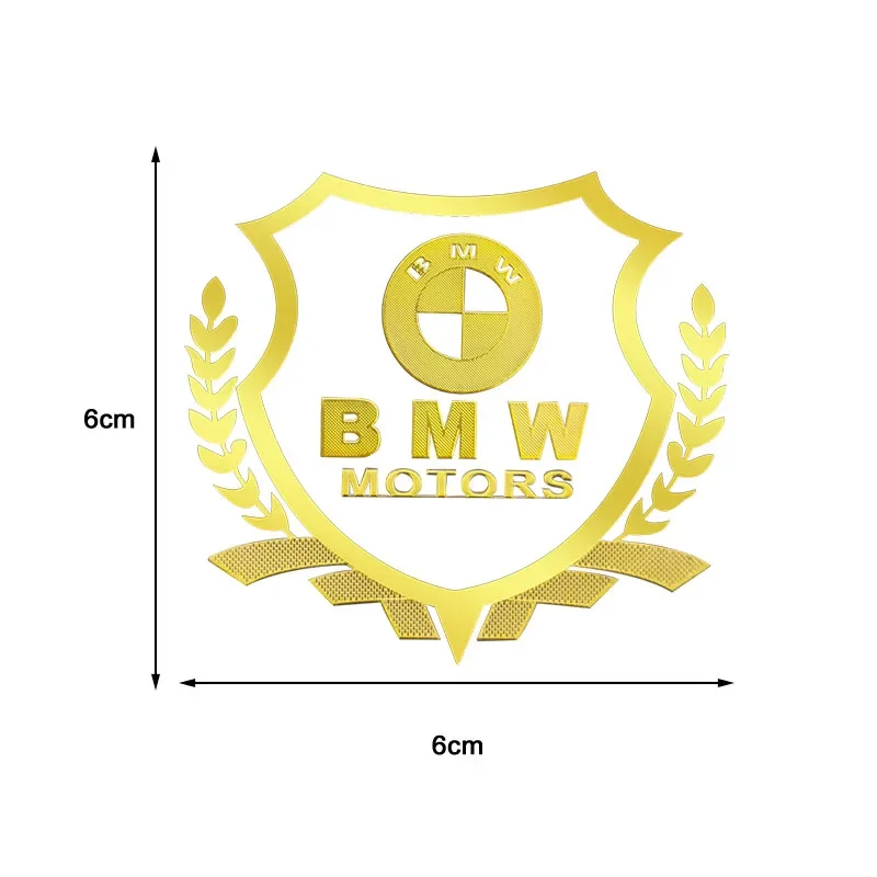 Автомобильный значок на кузов боковой металлический 3D наклейка ухо пшеницы
