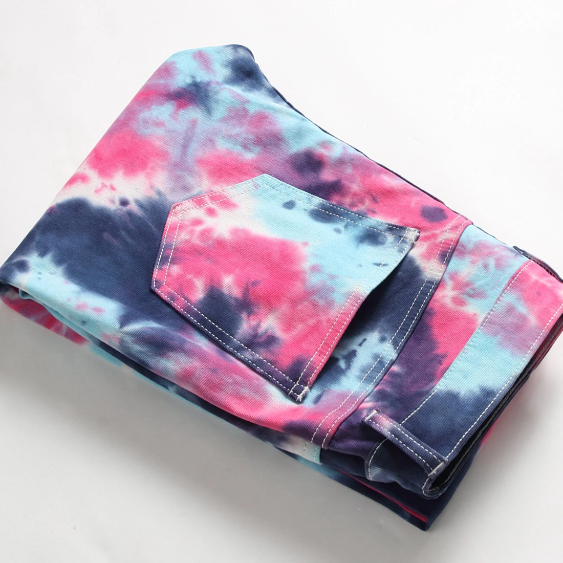 2023 New Men Hip Hop Youth Street Jeans Punk Style Casual Fashion Male Pants Tide High Quality Slim Fit Dye Mens Pencil Trousers