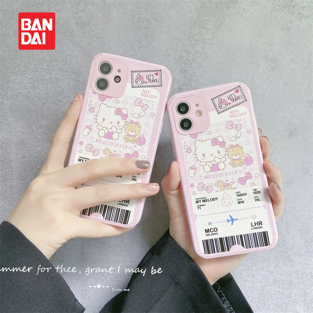 

Bandai Disney Phone Case for iphone 13 13Pro 12 12Pro 11 Pro X XS Max XR 7 8 Plus Kawaii Cartoon Protective Covers Soft Shell