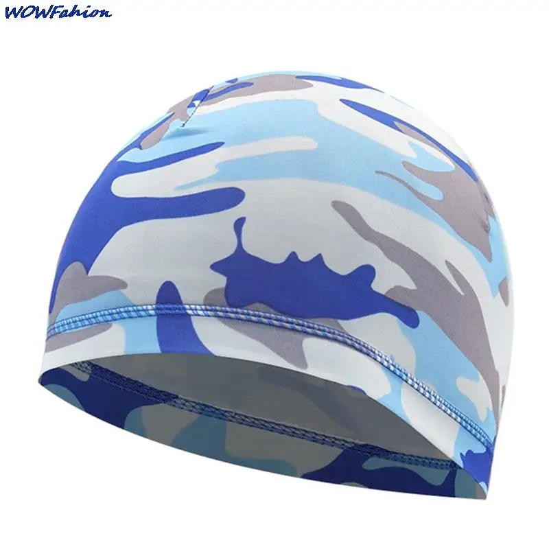 Камуфляжная велосипедная кепка быстросохнущая солнцезащитная из ледяного шелка