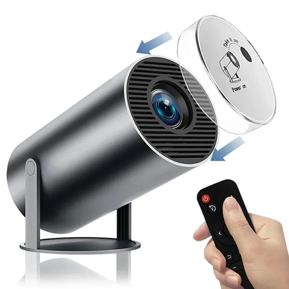 2024 новый проектор HY300 plus HD Android 4K 1280*720P Dual Wi-Fi видео мини портативный уличный