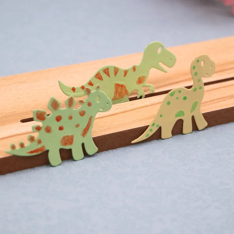 

Dinosaurs Jurassic Period Metal Cutting Dies DIY Scrapbooking Photo Album Decorative Manual Production Embossing Paper Cards