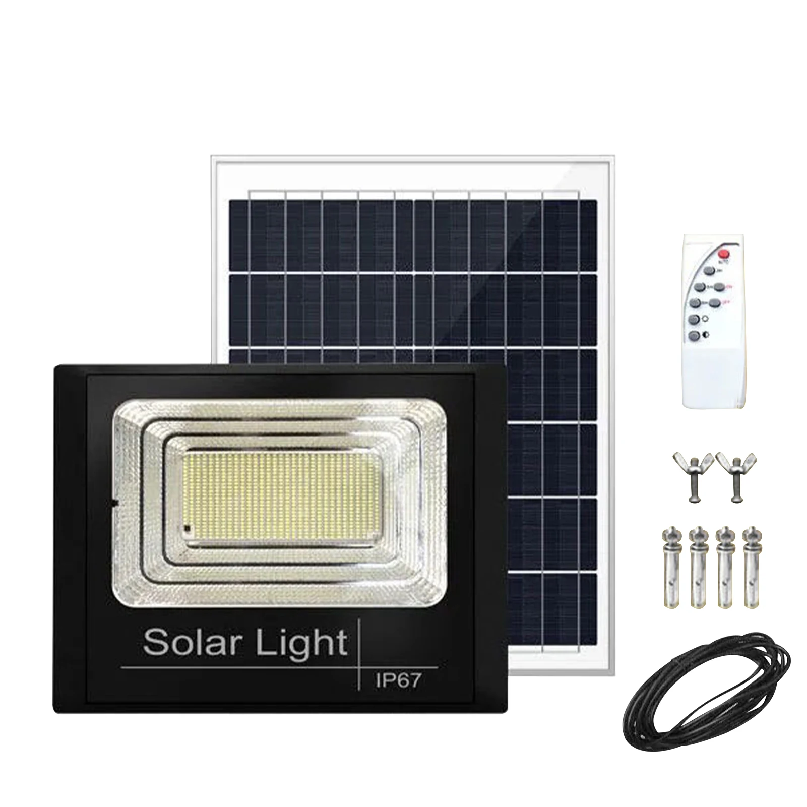 

Bright Auto On Off Wall Mounted Flood Light Garage Backyard Outdoor Waterproof Spotlight Solar Powered Garden LED Lamp Walkway