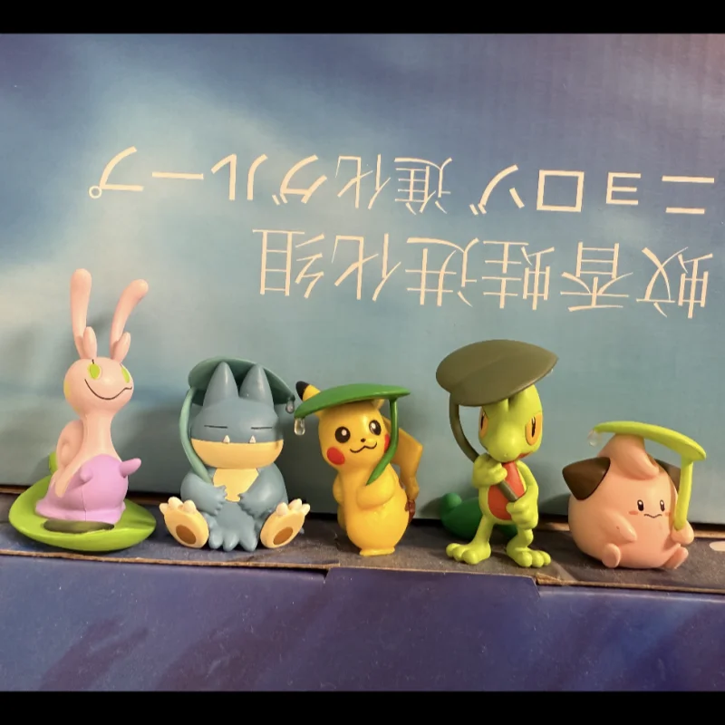 Коллекционная фигурка-укрытие от дождя Takara Tomy Pokemon Pikachu Munchlax Cleffa в стиле гашапон для взрослых фанатов (art.: 3920dc3f2238d) - 3920dc3f2238d