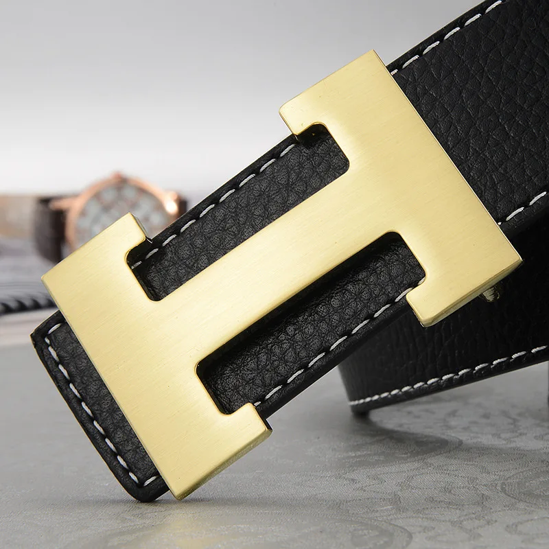 

2022 Men Belts Leather for Classic Unique Design Business Elegant Feel Fashion Comfortable Colorful Style Luxury Belt Men