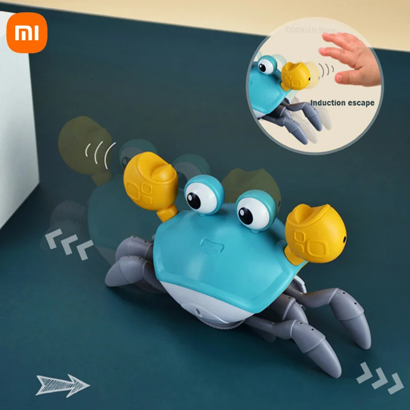 

New Induction Escape Crab Rechargeable Electric Musical Toys Children'S Toys Birthday Gifts Interactive Learn Climb Toys