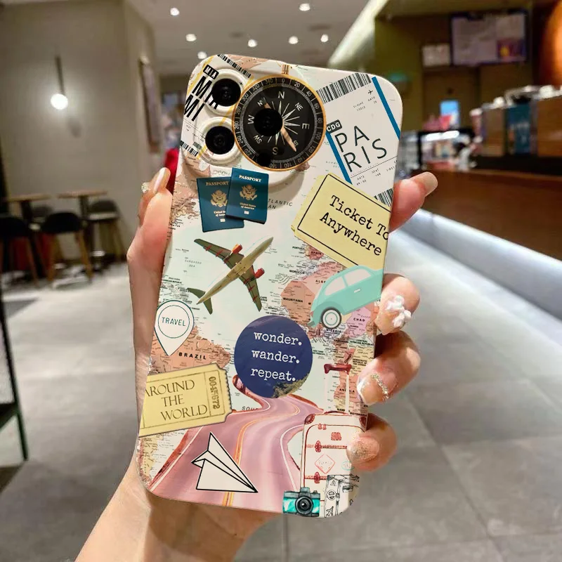 Фото Чехол для Xiaomi 11 Lite 5G NE Mi 14T 14 13T 13 12T 12 Poco F6 F5 X5 X6 X3 M6 Pro4G Travel Element Pattern Eye Design Чехол для телефона №1