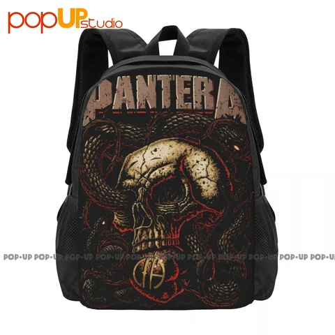 Металлический рюкзак Pantera Groove, Вместительная дорожная Экологически чистая школьная спортивная сумка