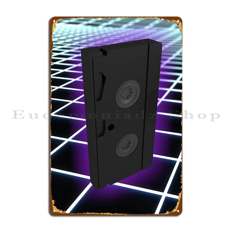 

VHS 80s металлическая табличка ржавый клуб Настенный декор на заказ Жестяная Табличка на гараж постер