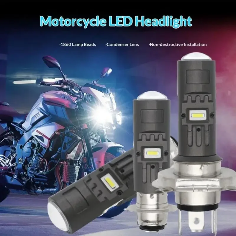 1 шт. CSP Moto LED H4 BA20D P15D Лампа для мотоциклетной фары, сверхъяркая, 4000000 лм, аксессуары для мотоциклов, ближнийдальний свет, противотуманная фара, 12В (art.: 3920daaecf421) - 3920daaecf421