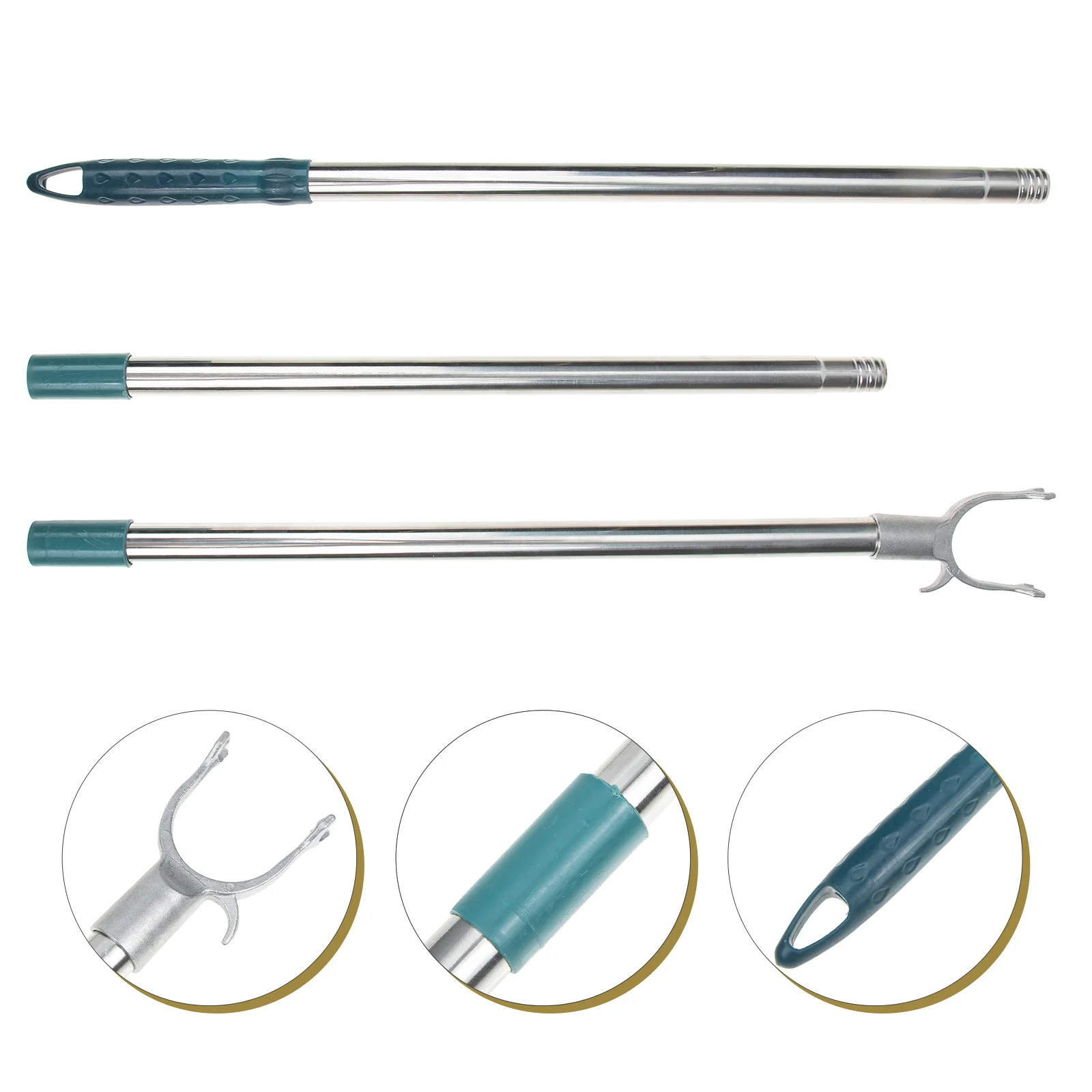 

Pole Clothes Reach Rod Hook Closet Clothesline Room Living Stick Essentials Adjustable Retractable Garment Prop Reaching