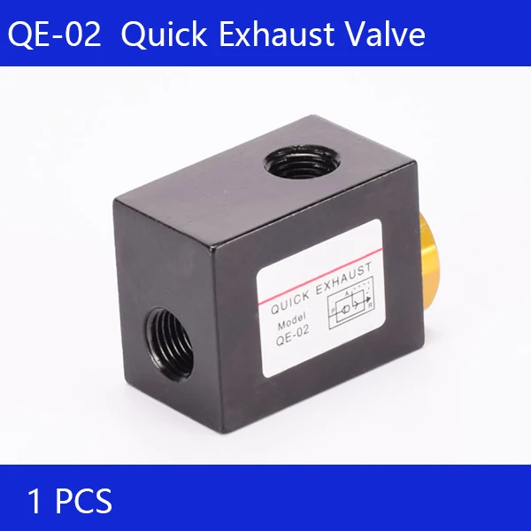 1 шт. QE-02 QE-03 QE-04 пневматический продувочный клапан выхлопной 1/4 &quotBSPT быстрый
