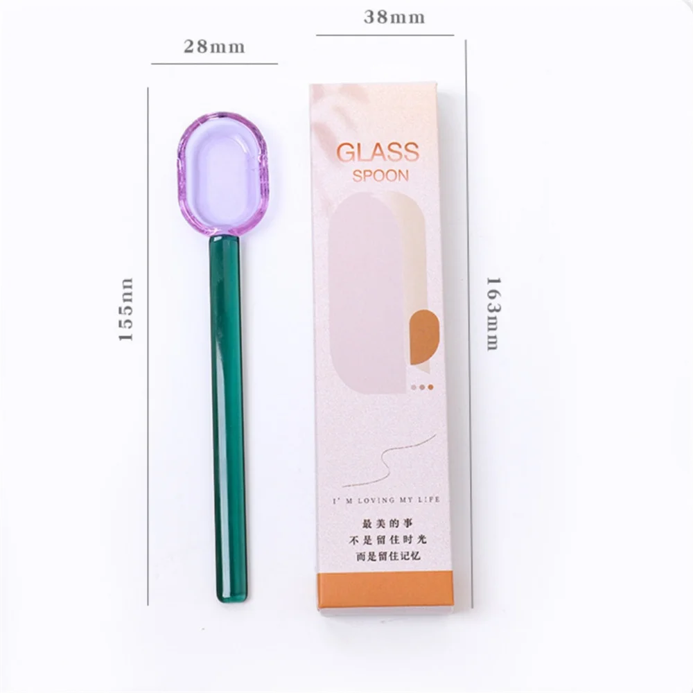 

Стеклянные ложки для кофейных напитков