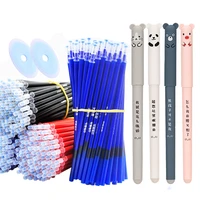 25pcsset animal erasable gel pens kawaii stationery papeleria cute waterproof ink pen with eraser school write office supplies