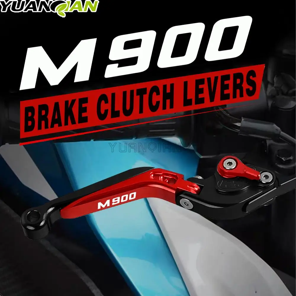

M 900 HOT Motorcycle Accessories CNC Aluminum Extendable Adjustable Brake Clutch Levers For DUCADI M900 MonsterMetallic 2001