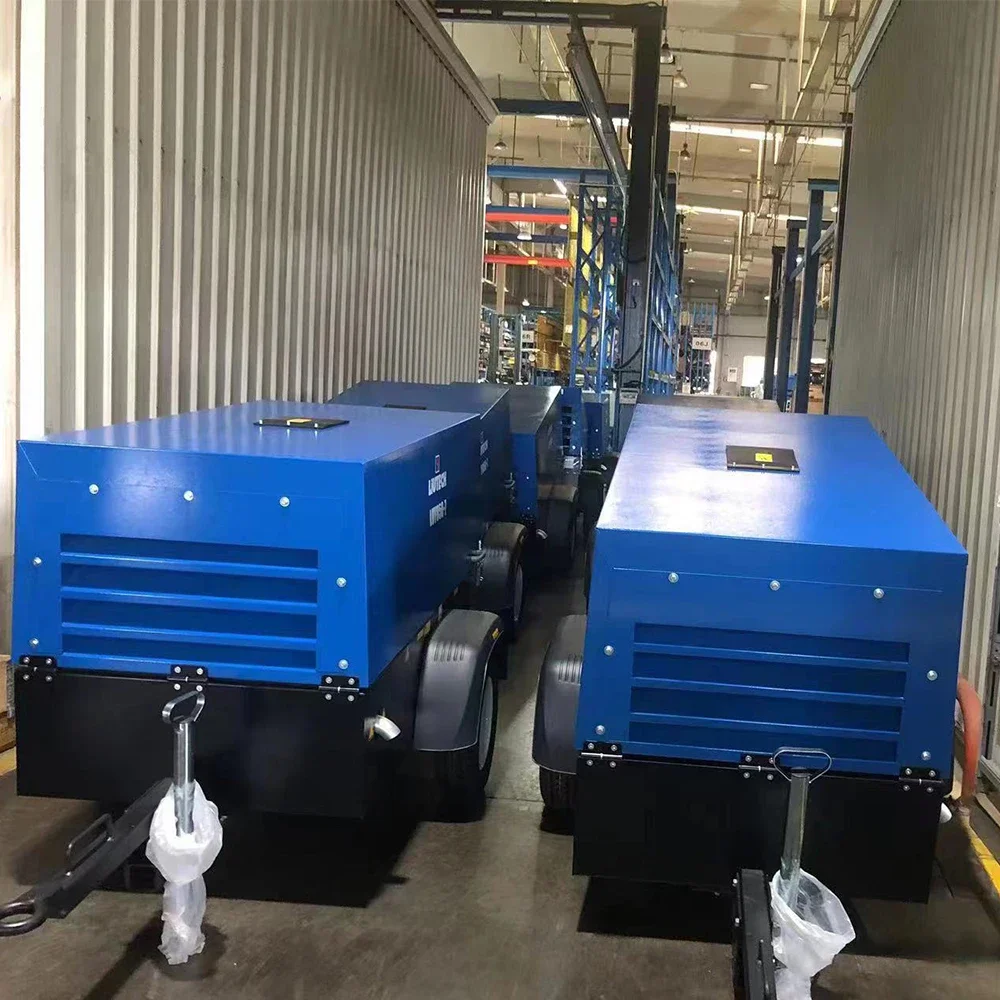 Лидер продаж Liutech воздушный компрессор LUY 050-7 мобильный дизельный 185 cfm 7 бар