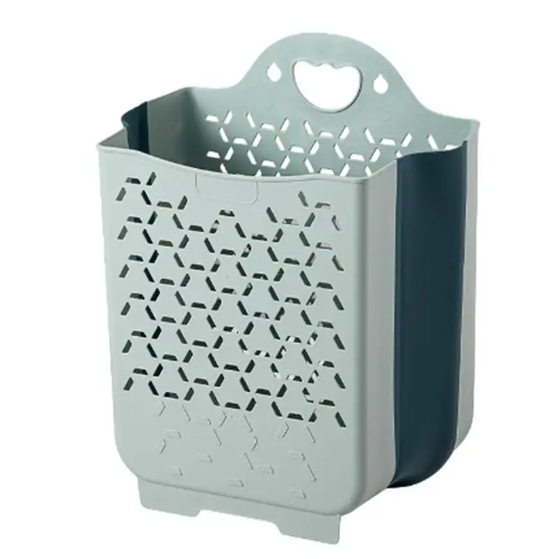 

Foldable Laundry Basket Collapsible Hampers For Laundry Collapsible Laundry Baskets Space-saving Wall-mounted Hollow Hampers For