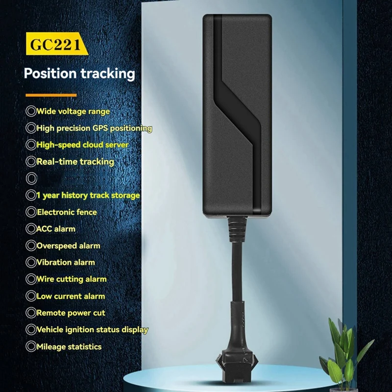 GC221 Автомобильный GPS-трекер отключение топлива ACC сигнализация аккумулятор