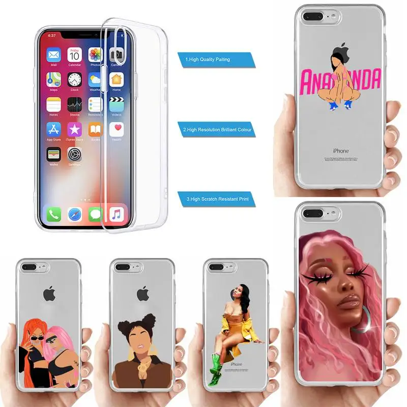 Nicki Minaj чехол для телефона iPhone 14 13 12 11 Pro Max XS X XR SE 2020 6 7 8 Plus Mini защитный | Мобильные