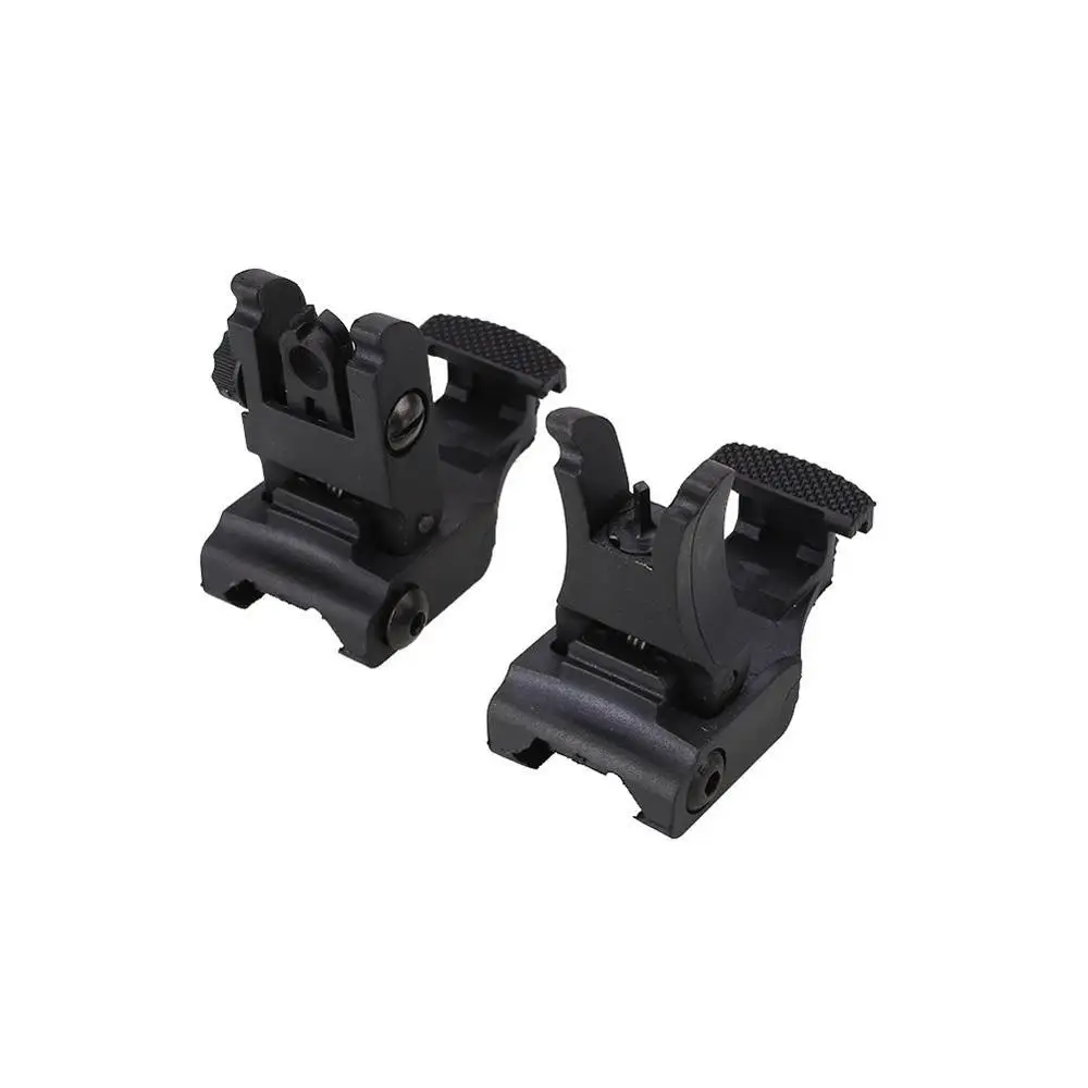 

Flip-Up Front and Rear Sight Set for 20mm Rail for Tactical Hunting Glock Accessories