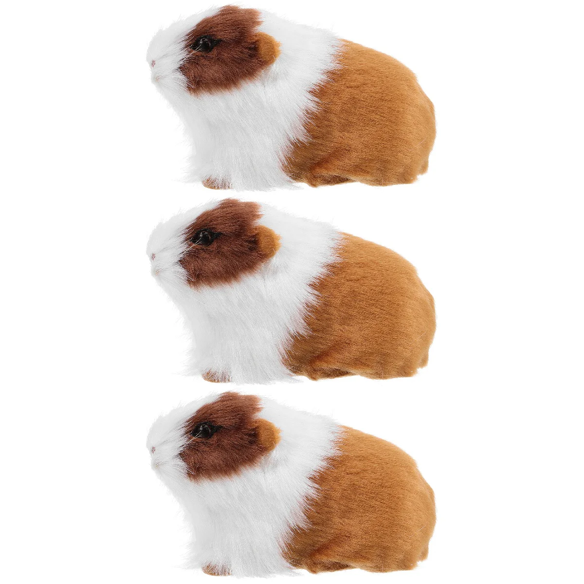 

Набор из 3 моделей мыши, имитация хомяка, животные, морские игрушки, плюшевые фигурки, фигурка, обучающий питомец