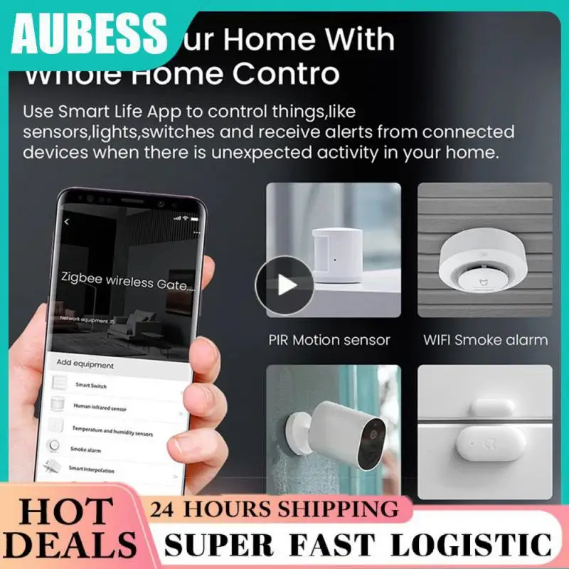 

Voice Control Wireless Hub Gateway Universal Smart Home Bridge Smart Life App Zigbee Gateway Smart Linkage Smart Gateway Type-c