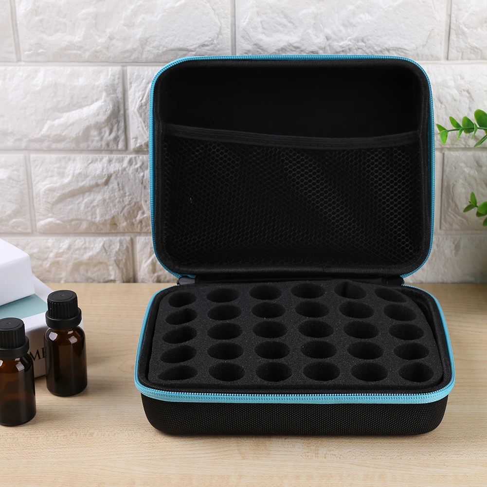 Essential Oil Case 30 Bottles 5ML10ML 15ML Perfume Box Travel Portable Carrying Holder Nail Polish Storage Bag | Дом и сад