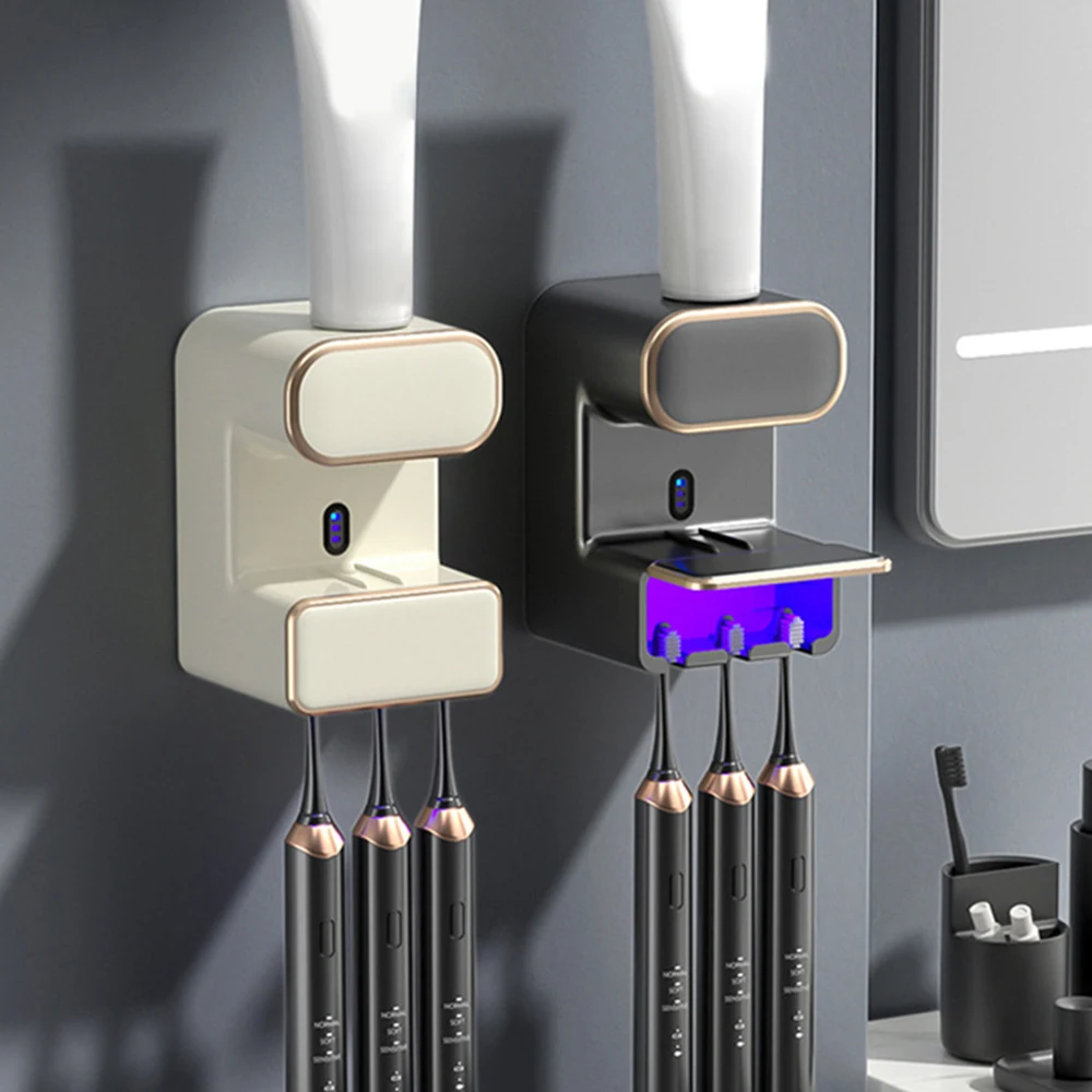 Автоматический Дозатор зубной пасты умный сенсор USB зарядка держатель для зубных