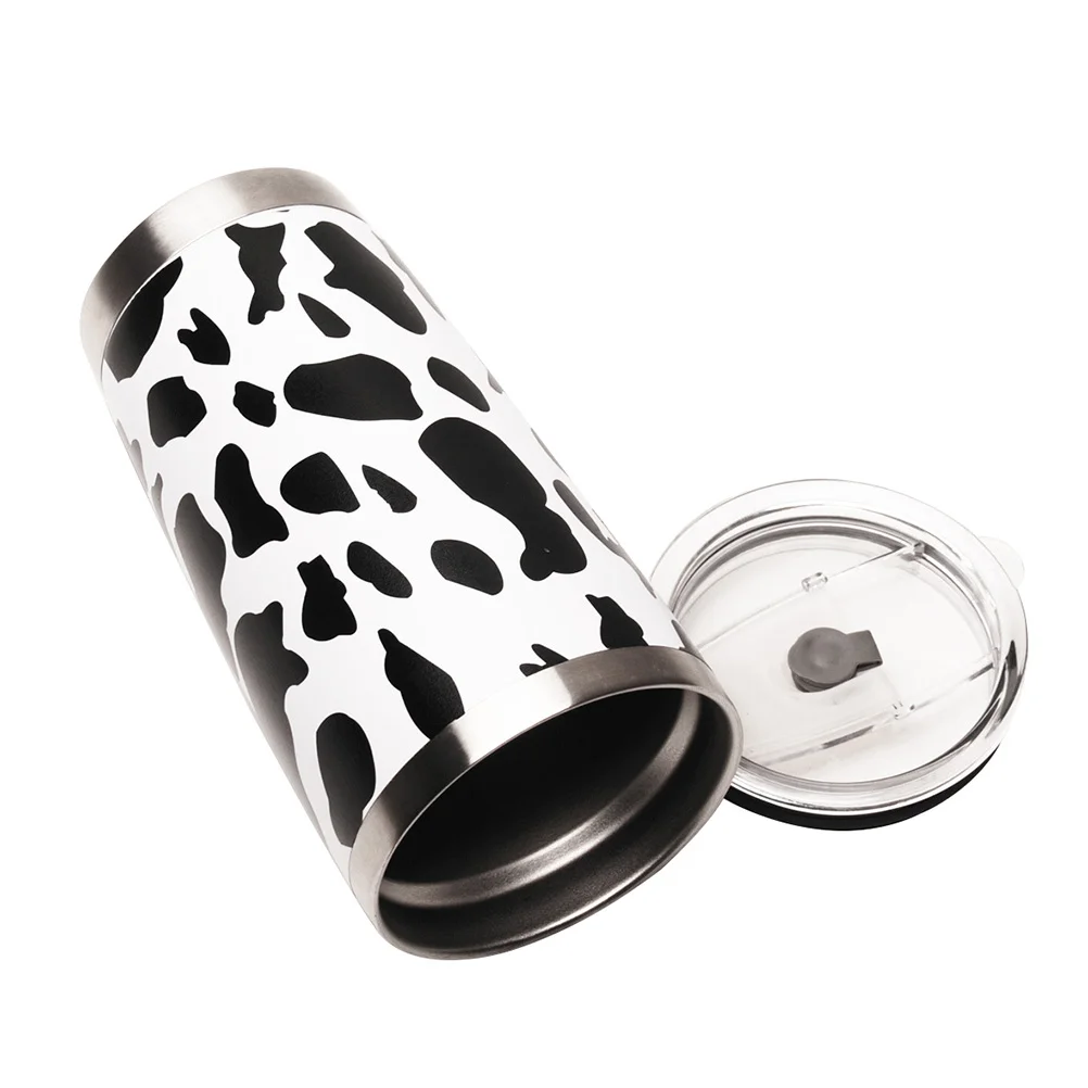 

1 шт., Термокружка с узором в виде коровы