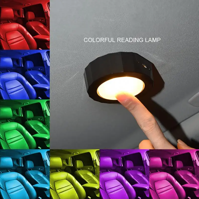 

Car Reading Light Rechargeable Magnetic LED Auto Styling Night Light Car Interior Light Ceiling Lamp Decorative Lamps