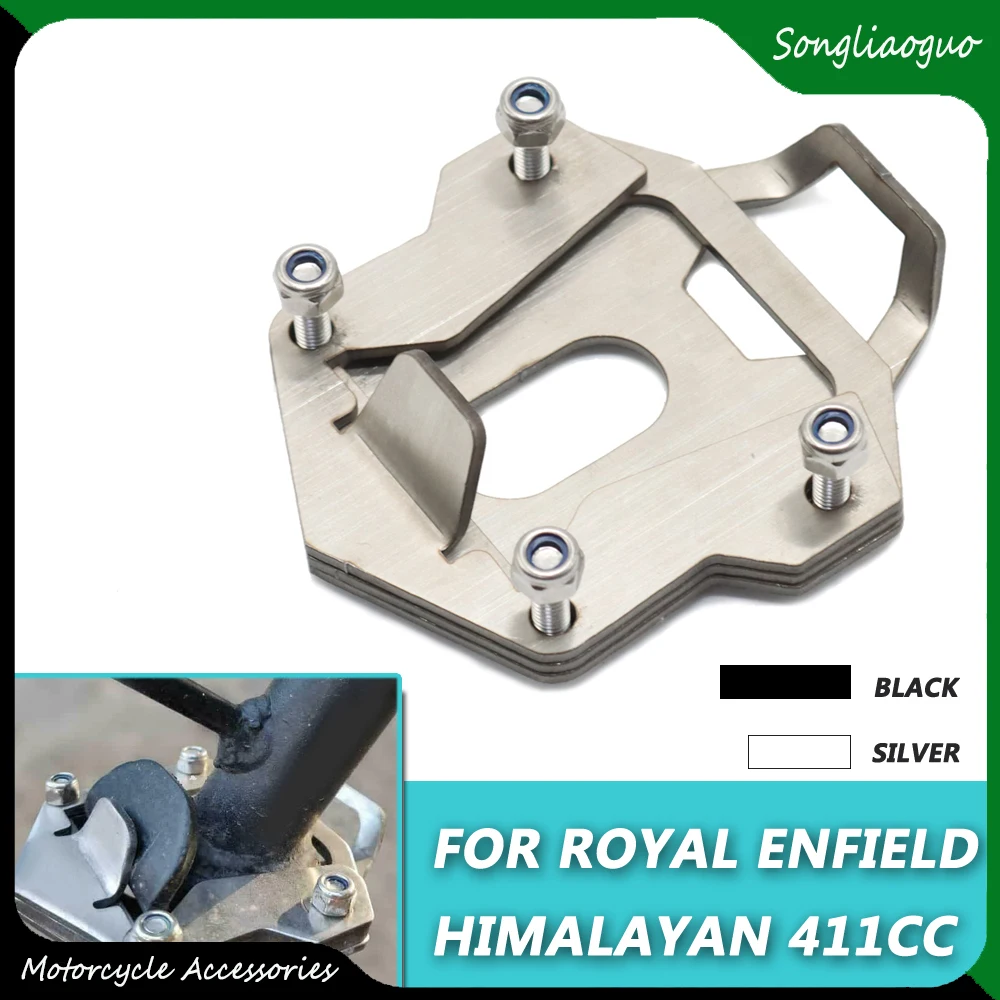 

New Motorcycle Kickstand Sidestand Stand Extension Enlarger Pad For Royal Enfield Himalayan 400 2021