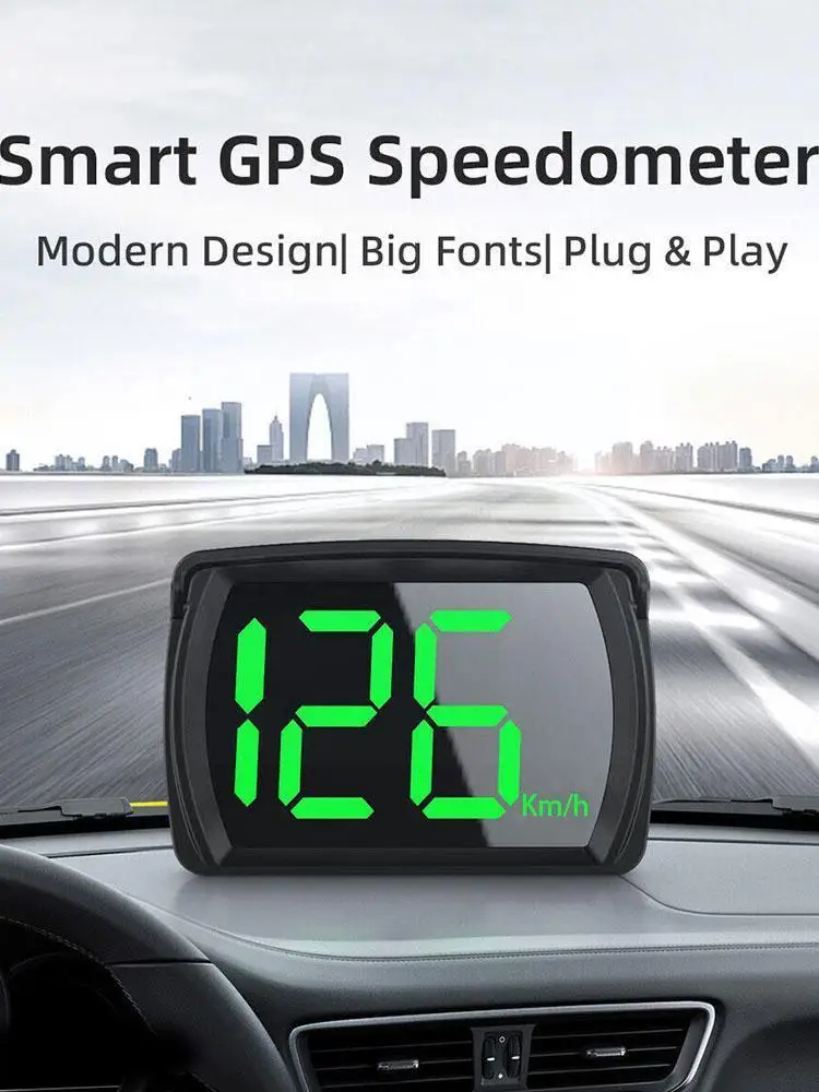 

Car HUD Head Up Display GPS Digital Speedometer Windshield Projector For All Cars Buses Trucks Bikes Scooters Auto Accessor A3X2