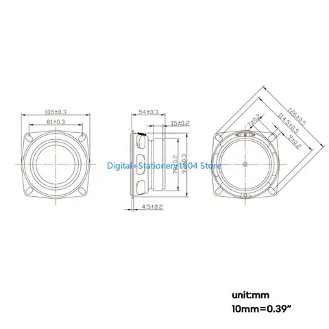 E06C 4-дюймовый динамик 20 Вт