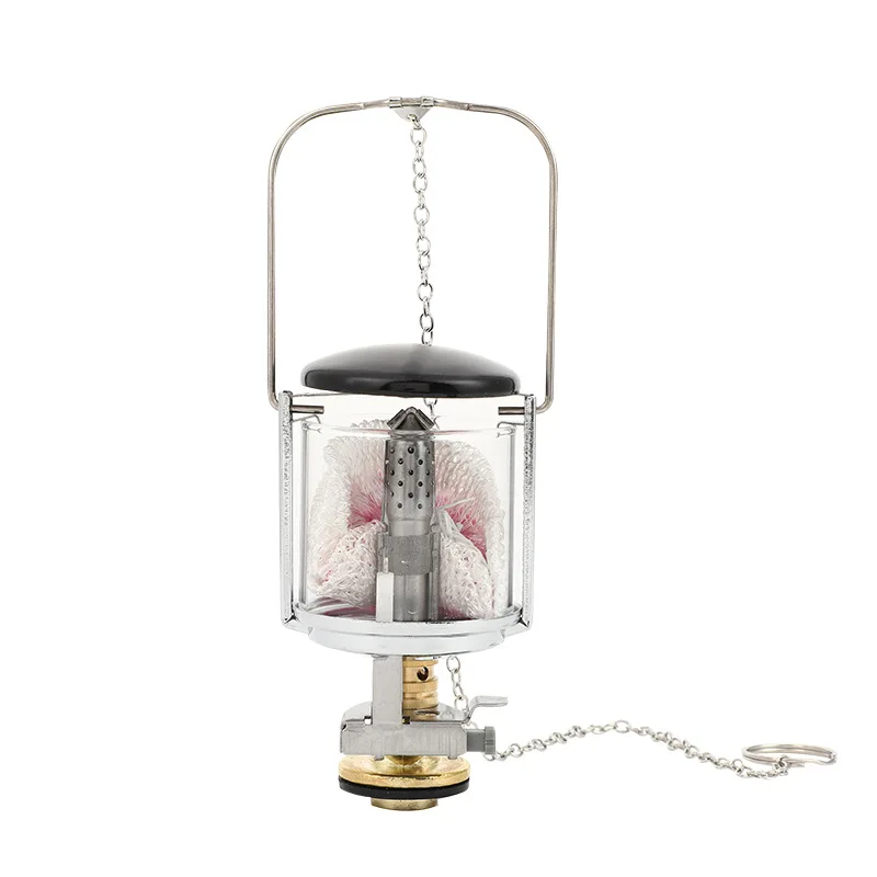 

Mini Gas Lamp Outdoor Camping Lantern Tent Lamp Torch Hanging Glass Lamp Mini Camping Portable Gas Light Camping Equipment