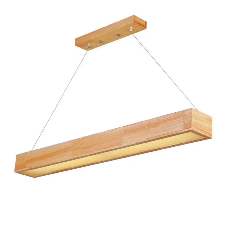 15 Вт/25 Вт/30 Вт светодиодный деревянный подвесной светильник с акриловым абажуром