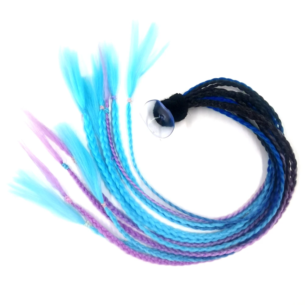 Косы для мотоциклетного шлема парик женщин много цветов езды на мотоцикле и