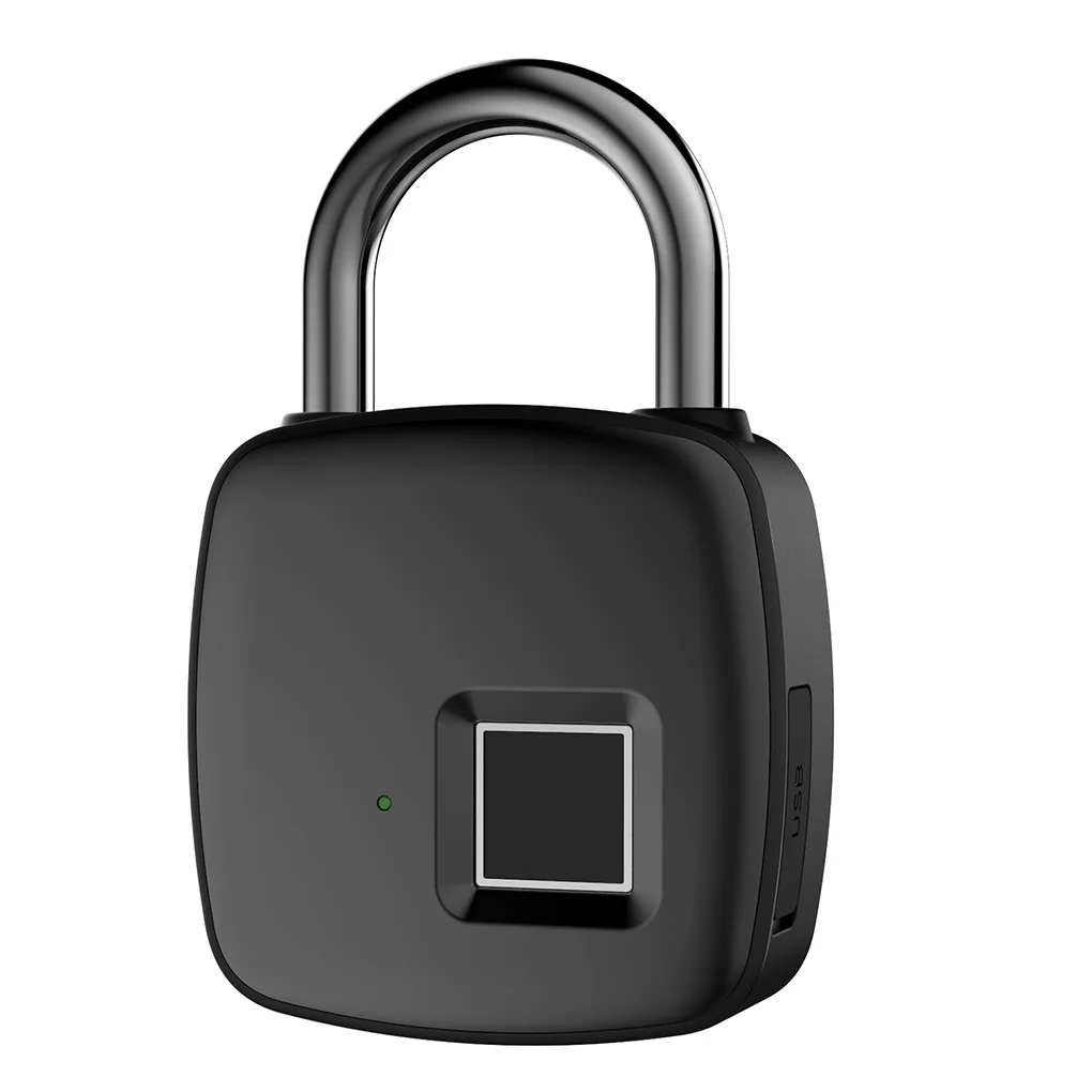 

Rechargeable Automatic Fingerprint Padlock Portable Warehouse Cabinet Smart Combination Lock Home Locking System