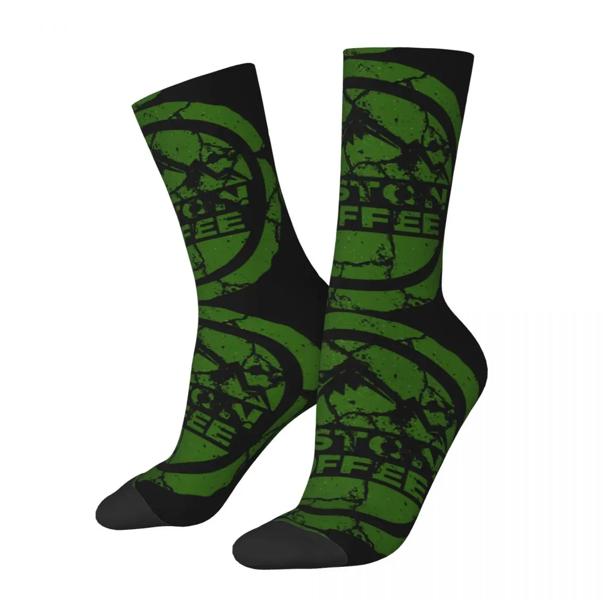 

Hip Hop Vintage Coffee Crazy Men's compression Socks Unisex The Last of Us Game Harajuku Pattern Printed Funny Novelty Crew Sock