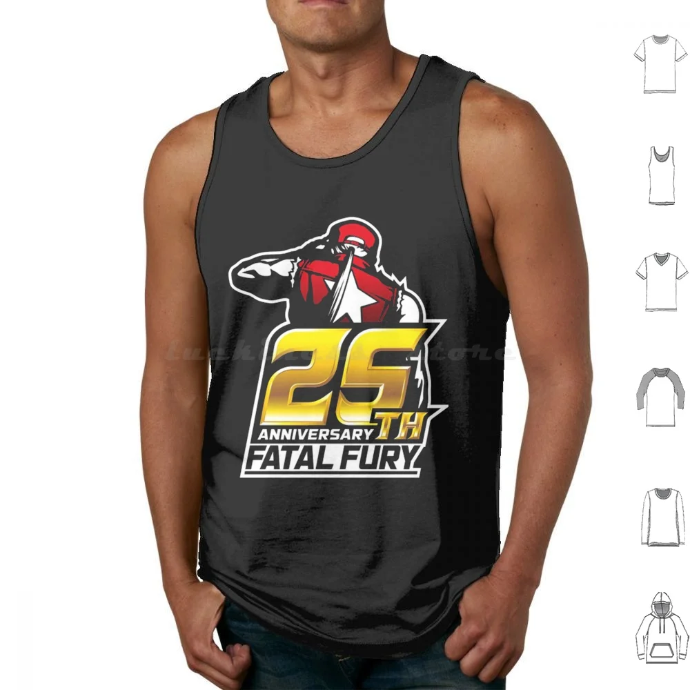 

Fatal Fury Tank Tops Print Cotton Fatal Fury Fatal Fury Video Game Series Video Densetsu Snk Neo Geo System The