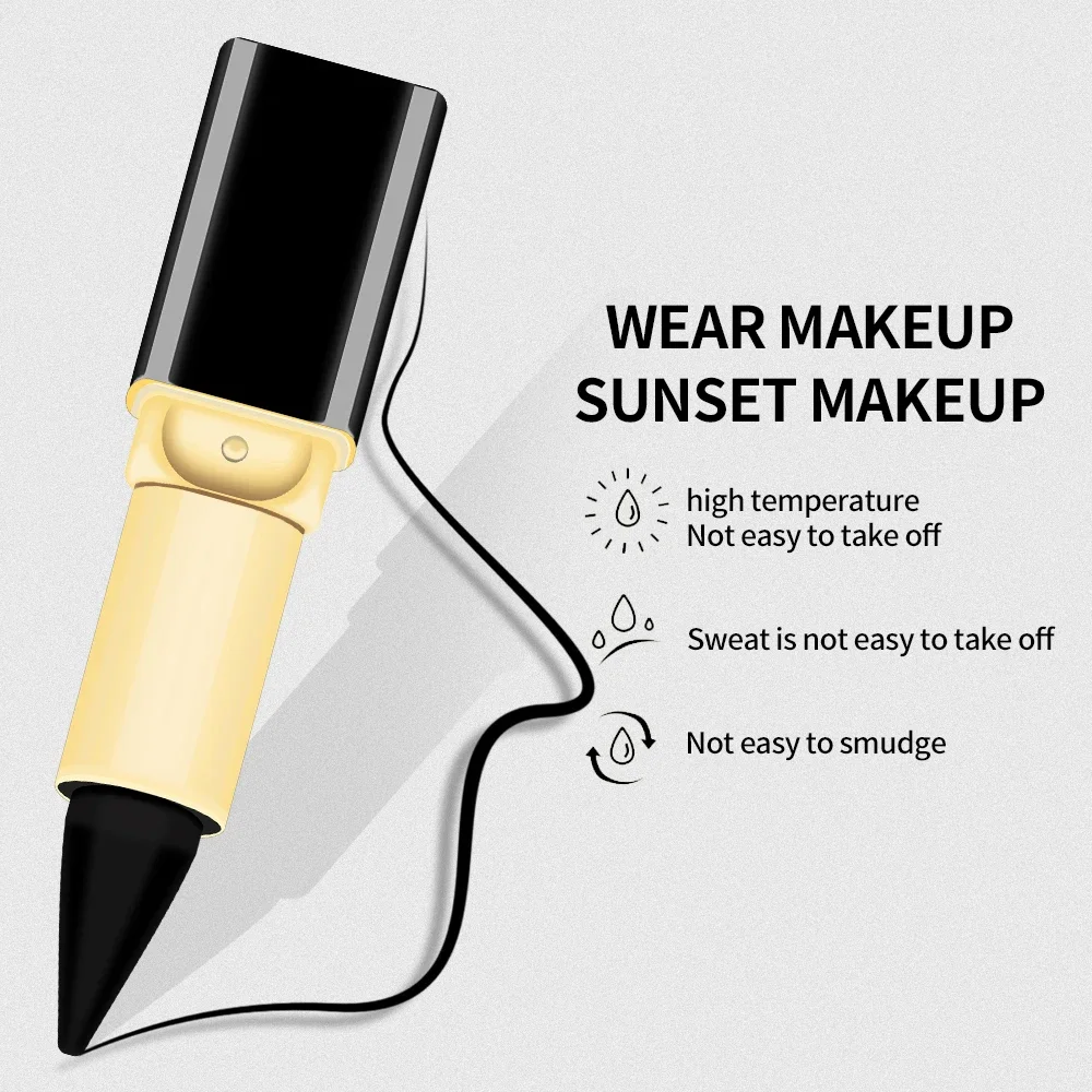 6 шт./кор. водостойкая подводка для глаз кремовая матовая быстросохнущая