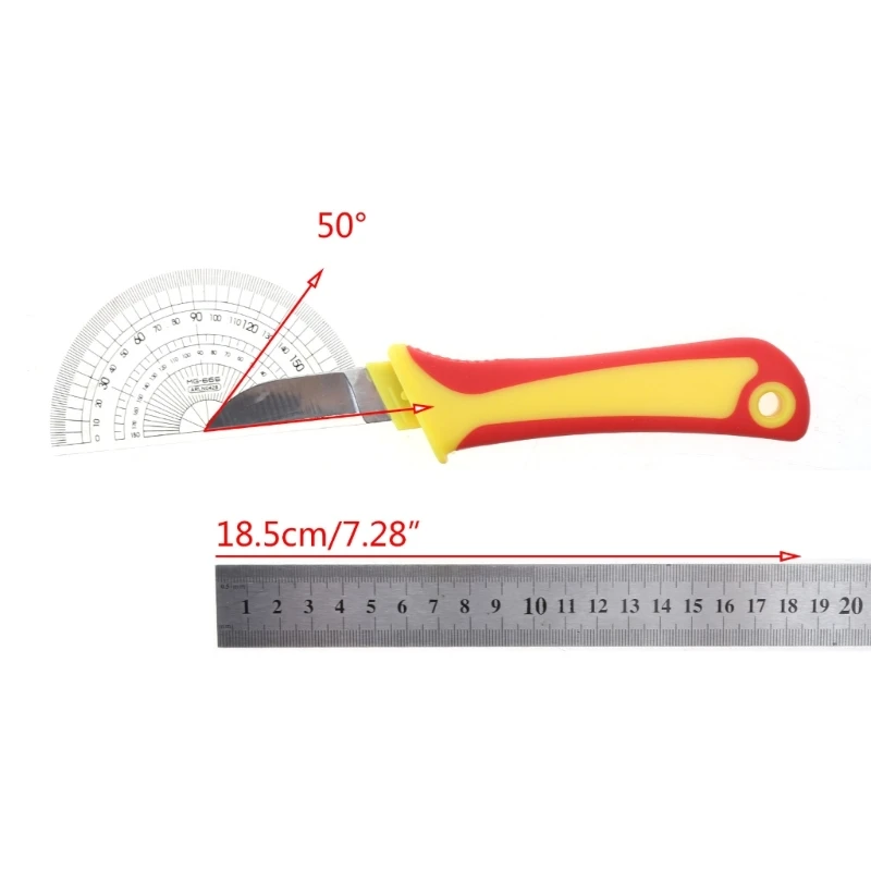 1PC Electrician Knife Straight Edge with Plastic Handle Cutting Off Tool Repairing Tool Portable Hand Tools Aug.