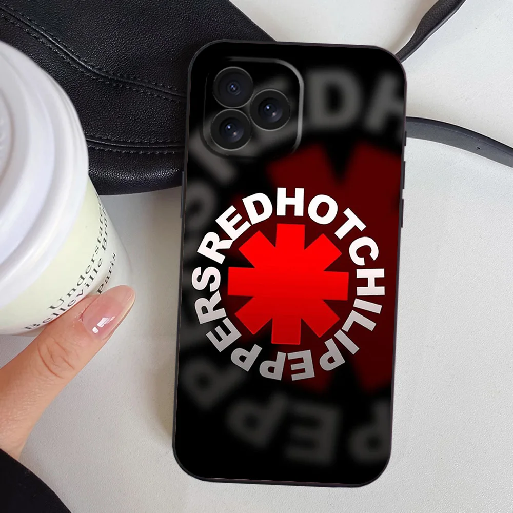 Чехол для телефона Band Red Hot C-Chili P-Peppers RHCP Samsung A03 A04 S A13 A34 A53 4G 5G S22 S23 ULTRA черный мягкий