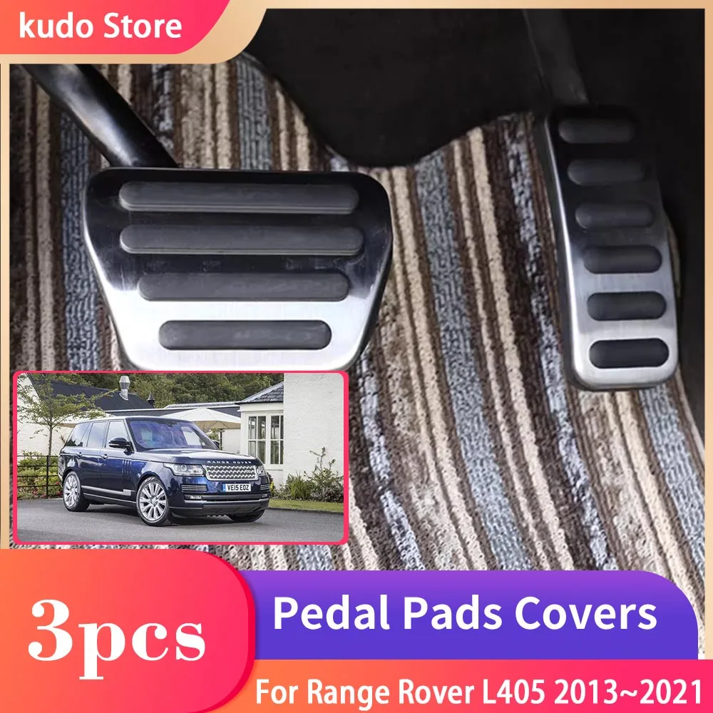 Автомобильные ножные педали для Land Rover Range L405 2013 ~ 2021 2014 2015 2016 2017 2018 2019 2020 подставка